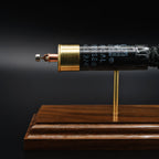 Hornady 12 gauge Critical Defense buckshot cartridge anatomy display with realistic component layout