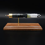 Exploded 12 gauge shotgun shell display with Hornady Critical Defense 8 pellet buckshot load