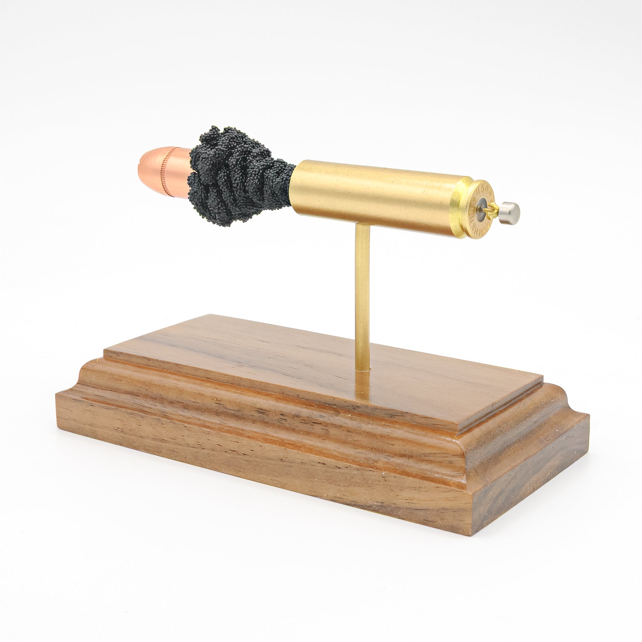 Handmade 450 Bushmaster Hornady 300gr XTP Mag cartridge display using real inert components