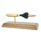 Handmade 338 Lapua Magnum cartridge display for military and long range shooters