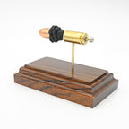 Handmade 40 S&W expanded ammunition display for shooters