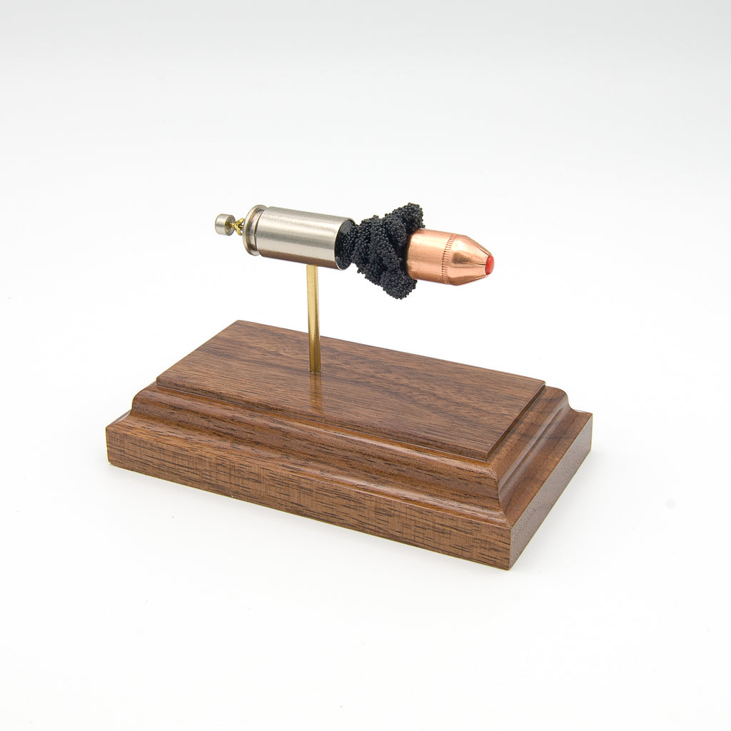 Handmade 40 S&W cartridge display for law enforcement and instructors