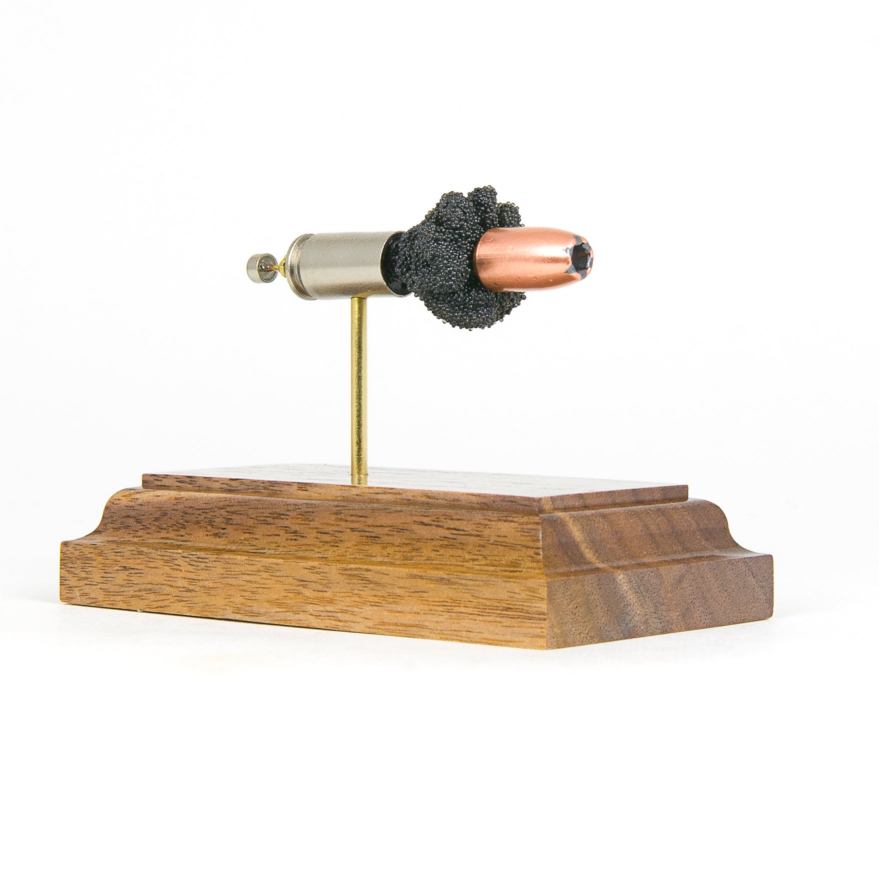 Expanded 9mm Luger 147gr ammunition anatomy model for defensive handgun training