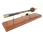 Sectioned 7.62x39 rifle barrel with frozen firing scene