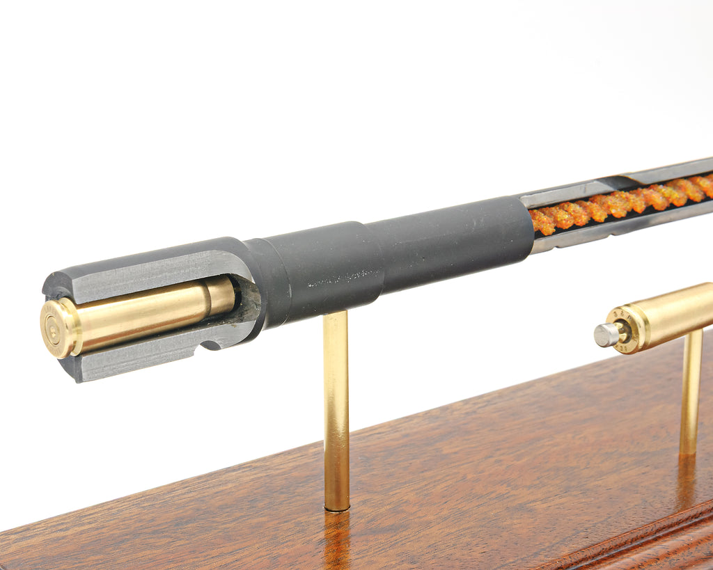 7.62x39 cartridge anatomy and barrel ignition display art
