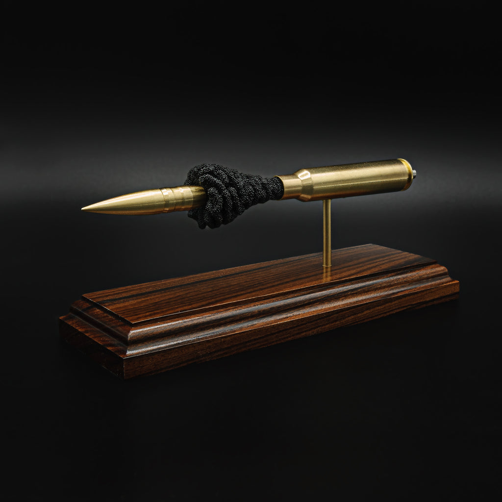 Trophy display model for long range competitors on a hardwood base 408 Cheytac