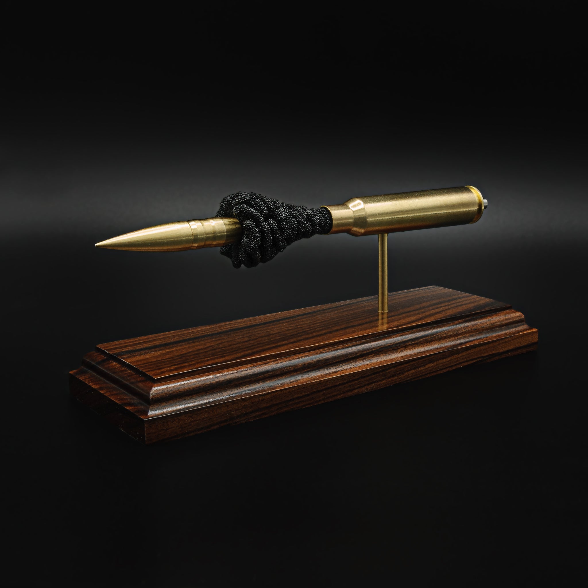 Trophy display model for long range competitors on a hardwood base 408 Cheytac