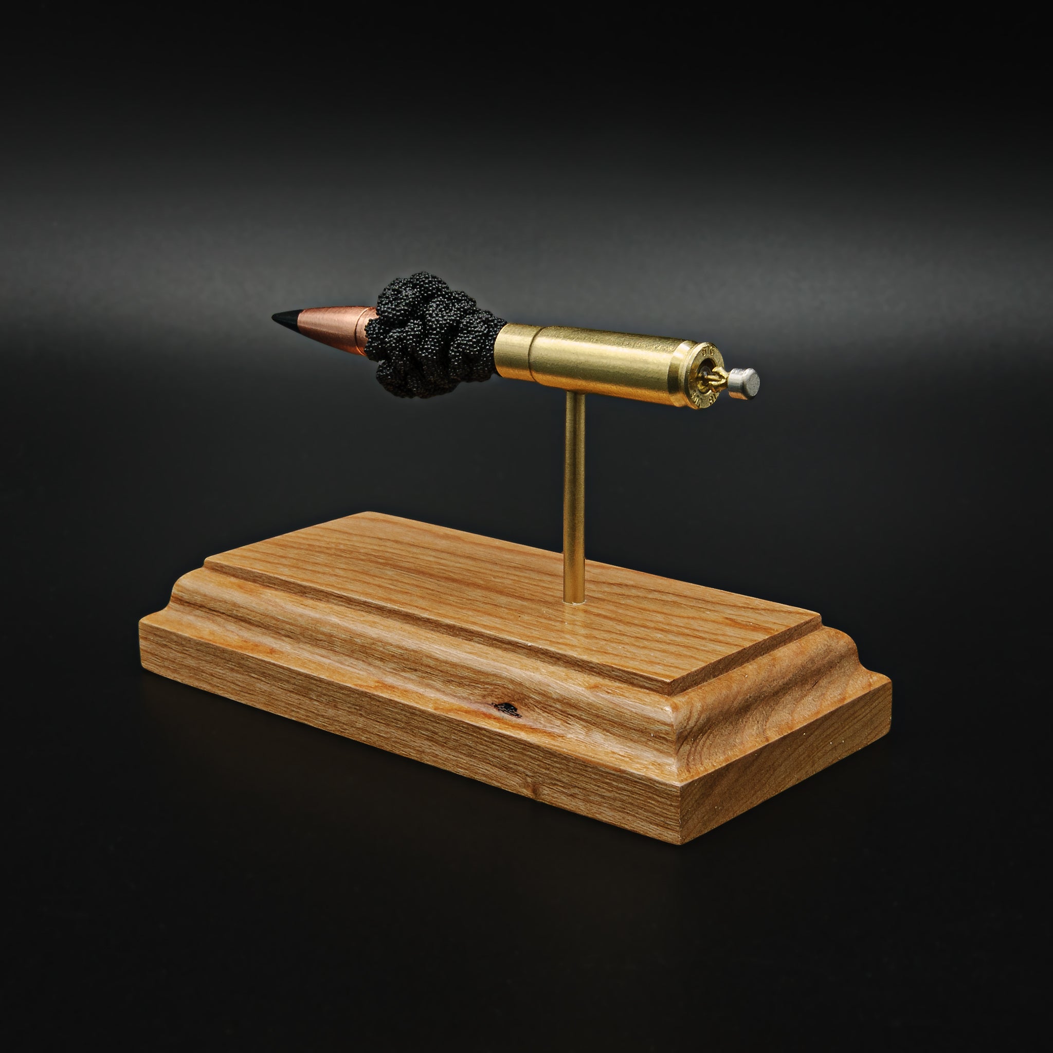 Inert 300 Blackout solid copper ammunition display model