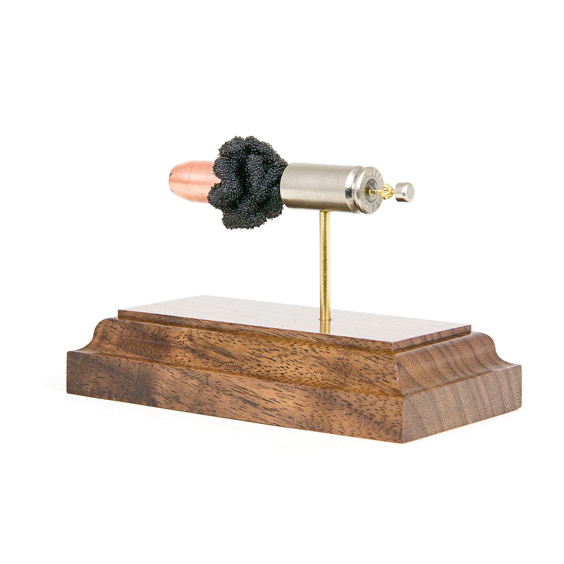 Handmade 40 S&W Gold Dot expanded cartridge display