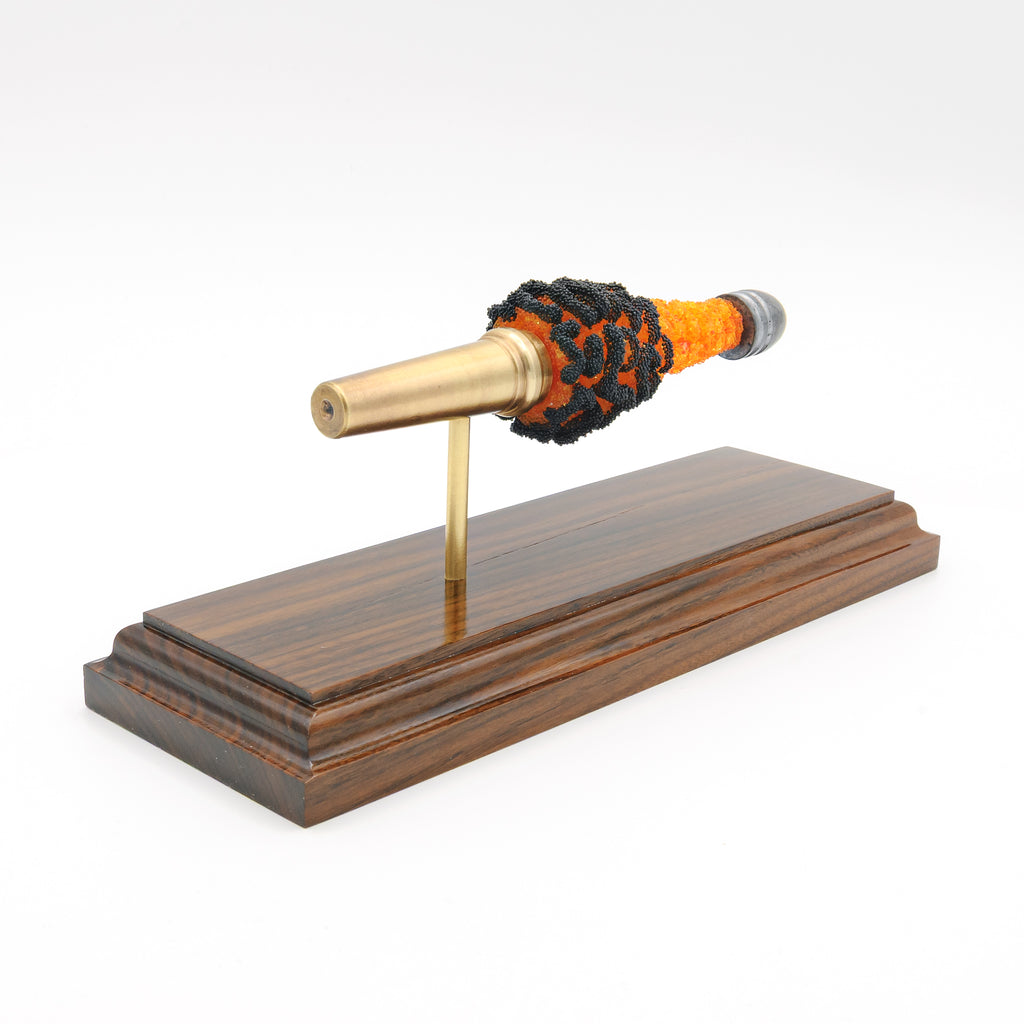 READY TO SHIP - Rare .54 Burnside FirePowder Expanded Cartridge Display - Civil War Burnside Carbine Cartridge on Bolivian Rosewood Base