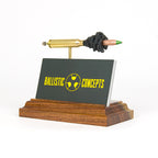 gun shop counter business card holder display model