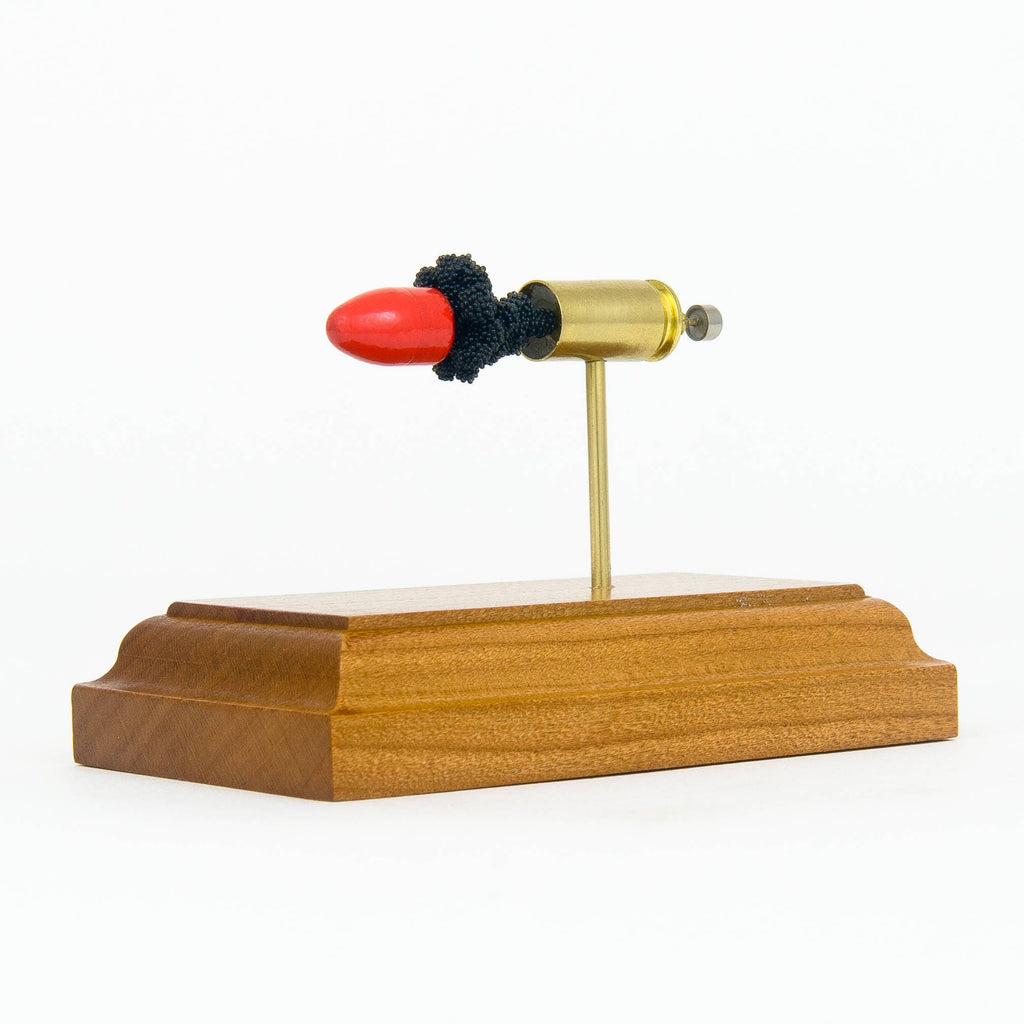 Expanded 9mm Luger Syntech ammunition anatomy model for handgun training and range instruction