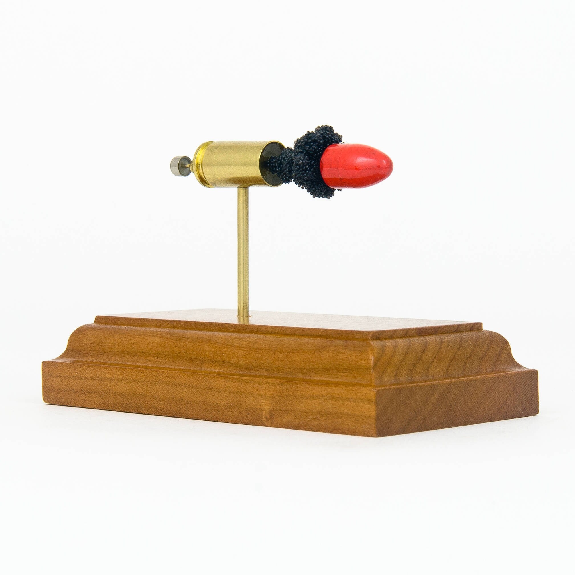 9mm Luger cutaway cartridge model showing primer anvil case replica powder and Syntech TSJ bullet