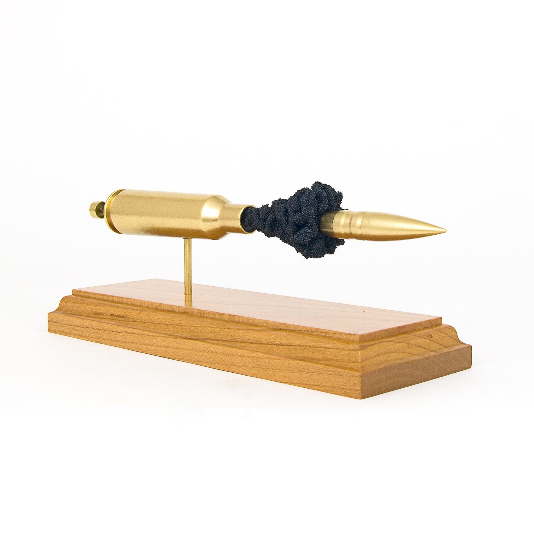 Handmade 416 Barrett solid brass match cartridge display