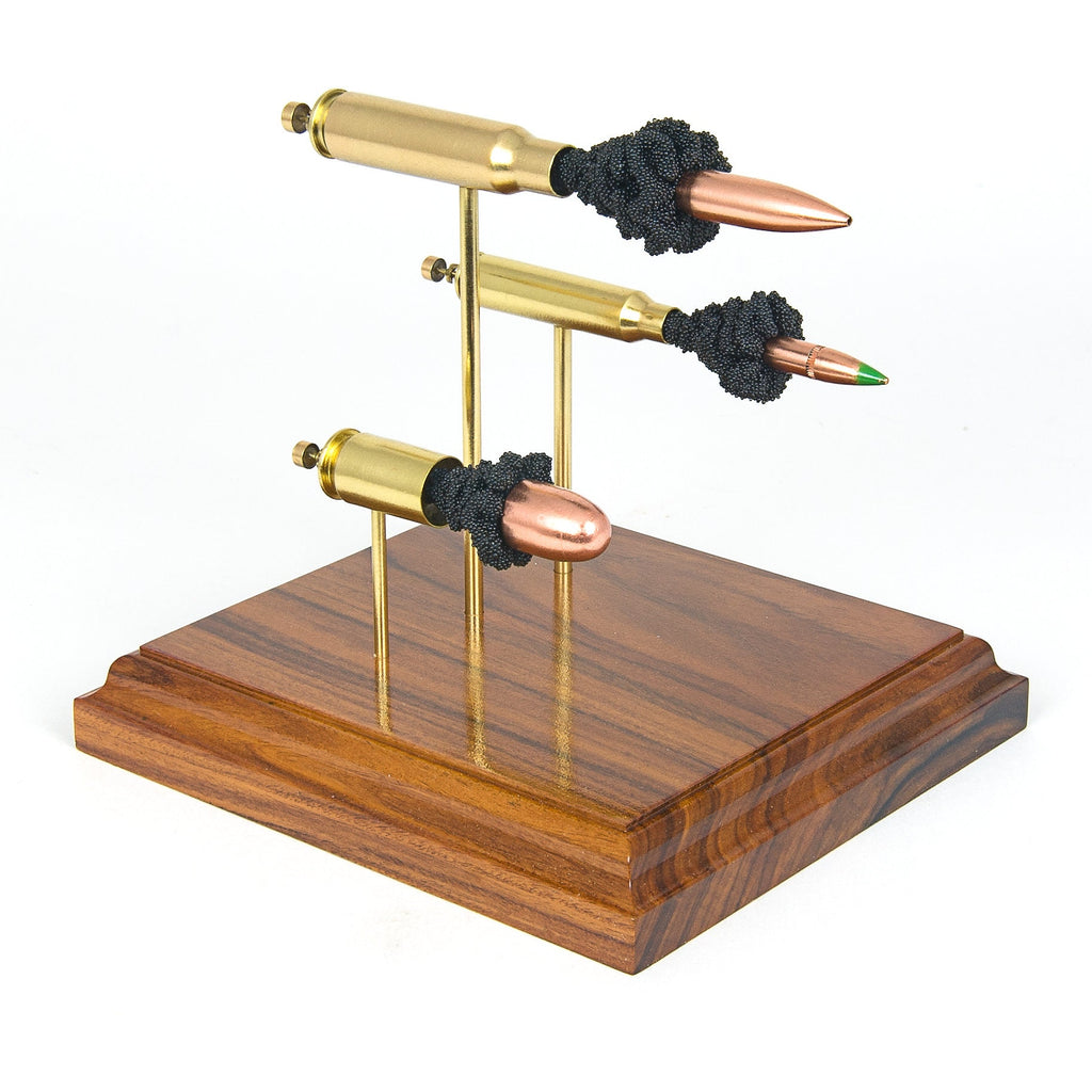 Triple Caliber Display - 308 Winchester / 5.56x45mm / 45 Auto - Exploded Cartridge Anatomy Model
