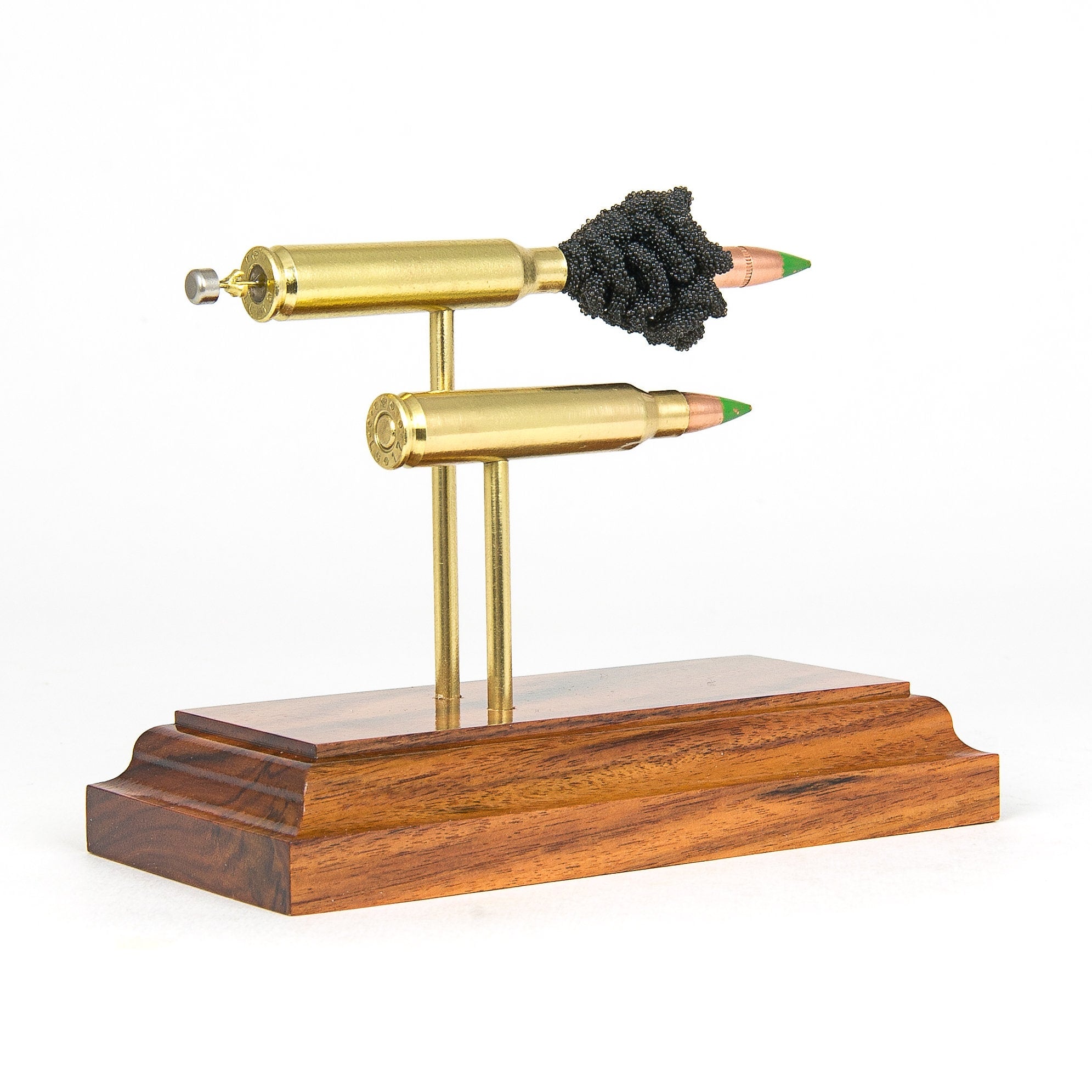 5.56 Green Tip assembled and exploded anatomy model side by side