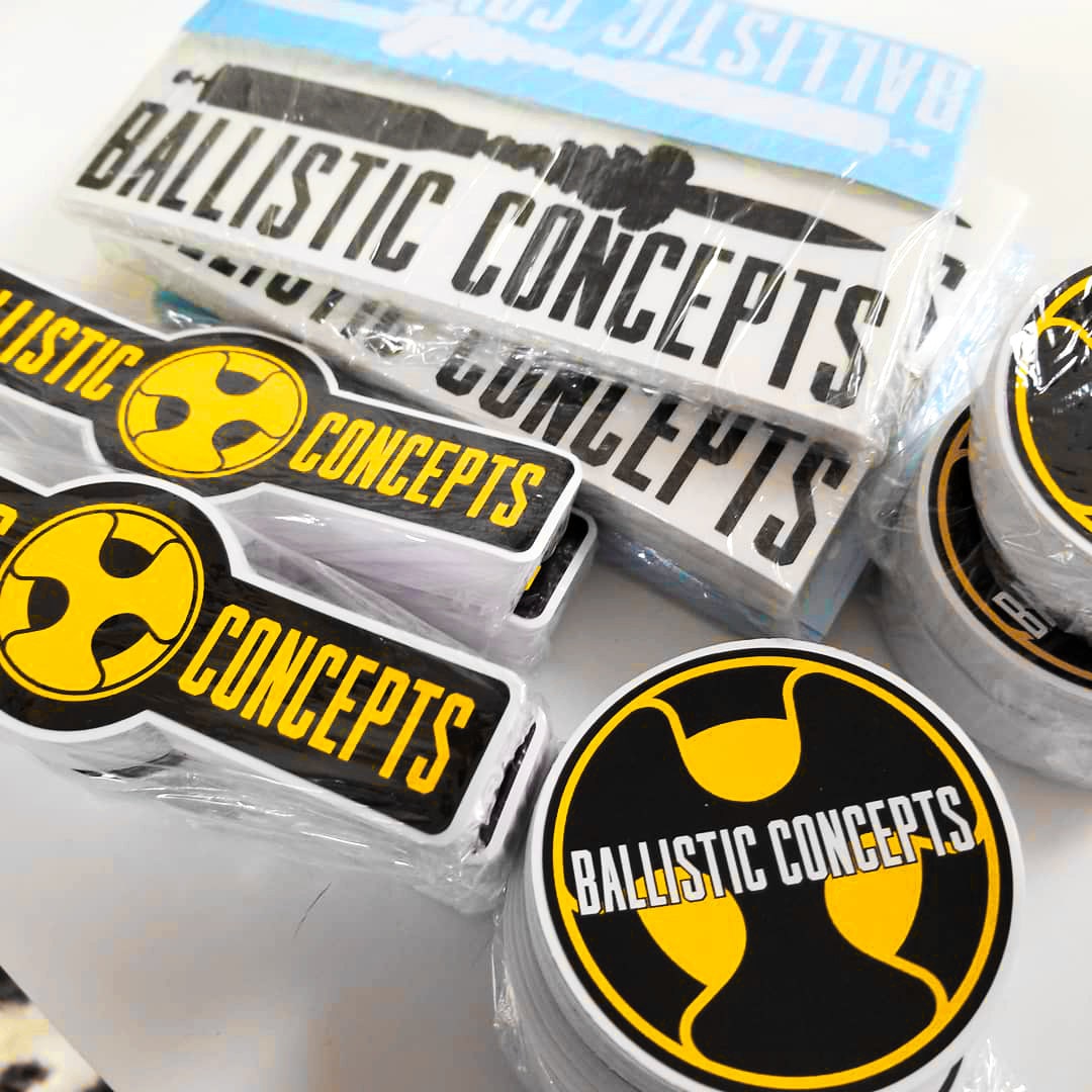 Ballistic Concepts Graphic Decals and Stickers