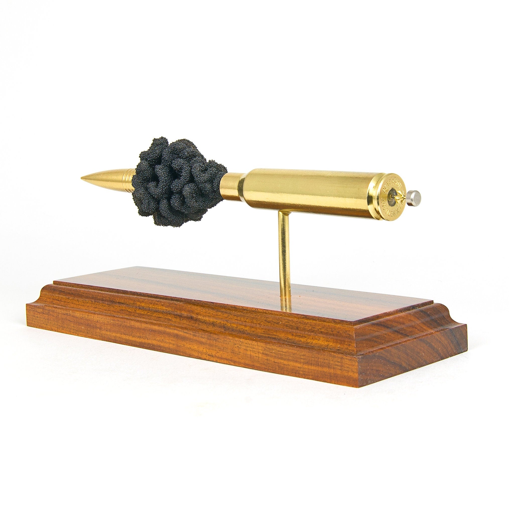 408 cheytac bullet and case component display