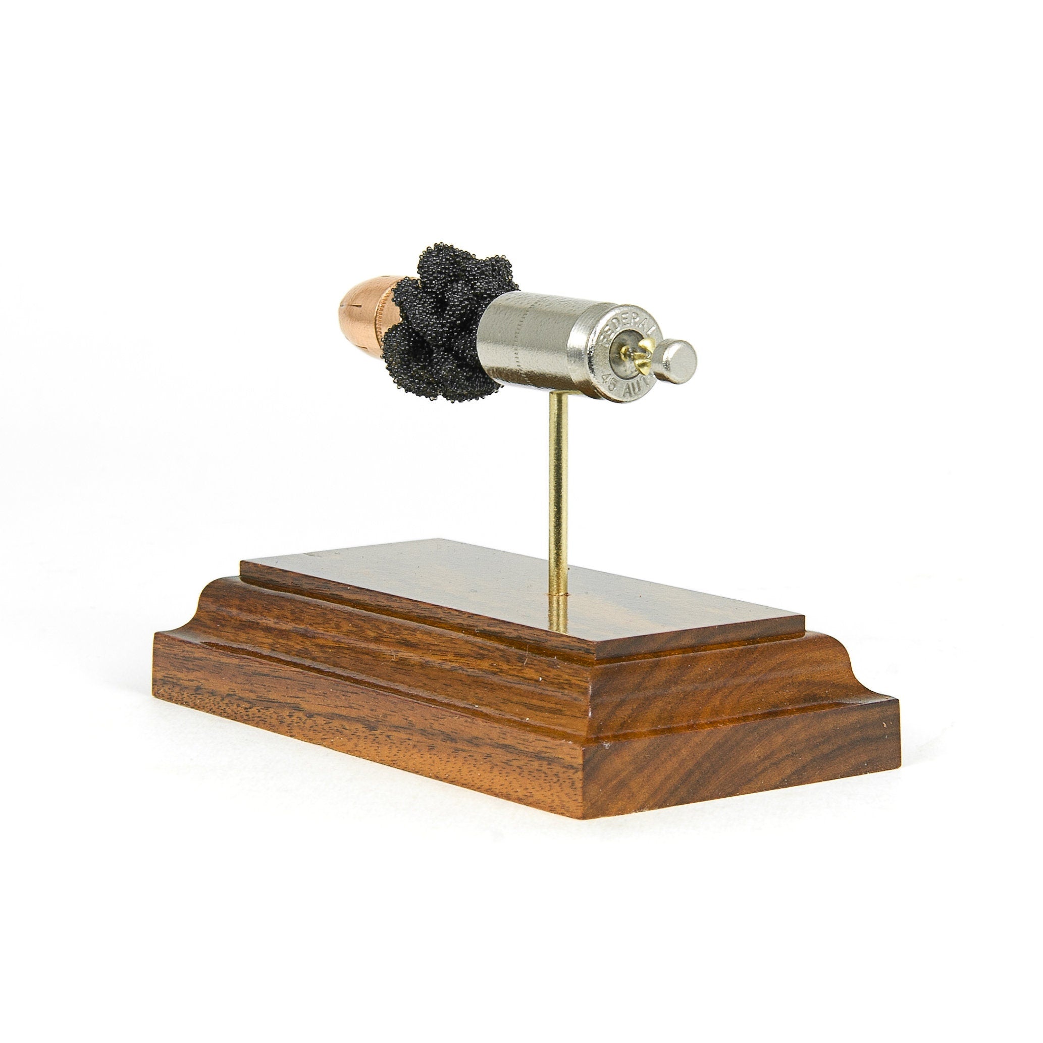 Handmade 45 Auto Federal 230gr HST cartridge display using real inert components