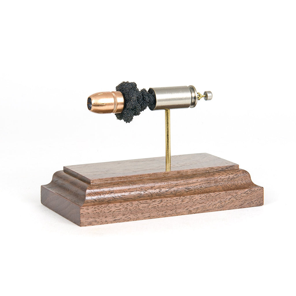 Handmade 40 S&W police duty cartridge display for law enforcement