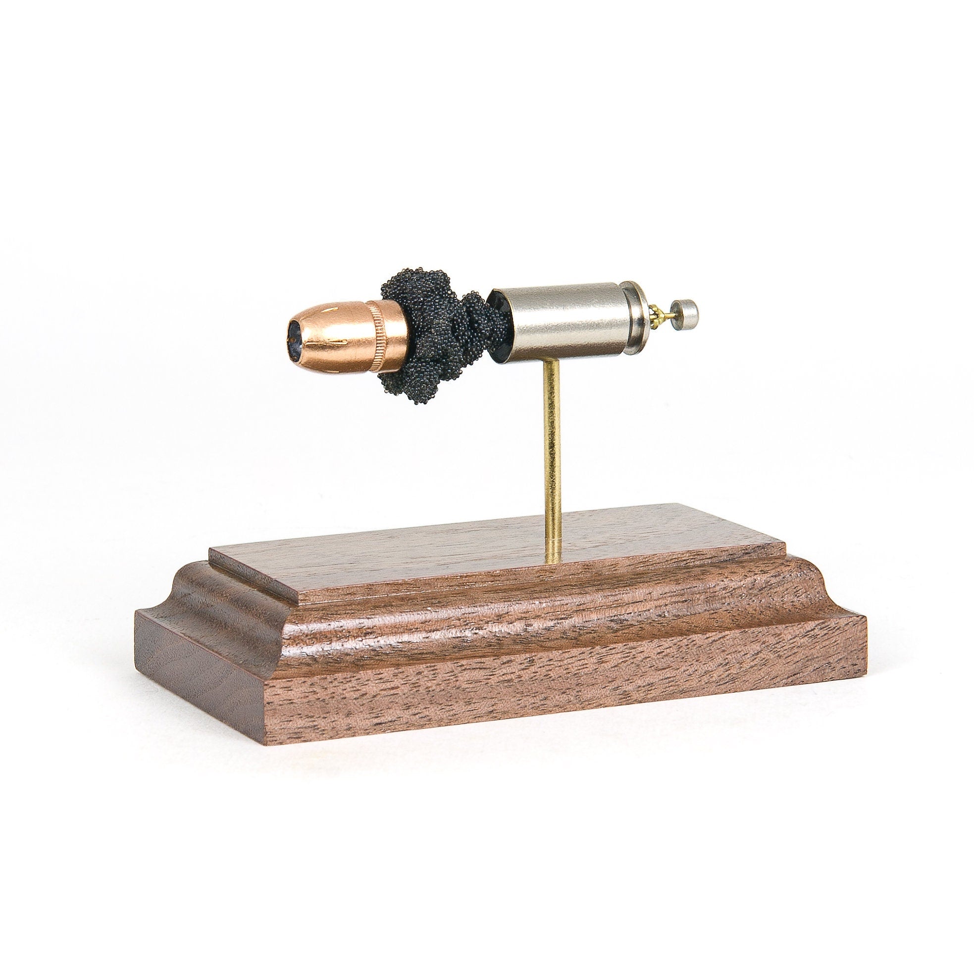 Handmade 40 S&W police duty cartridge display for law enforcement