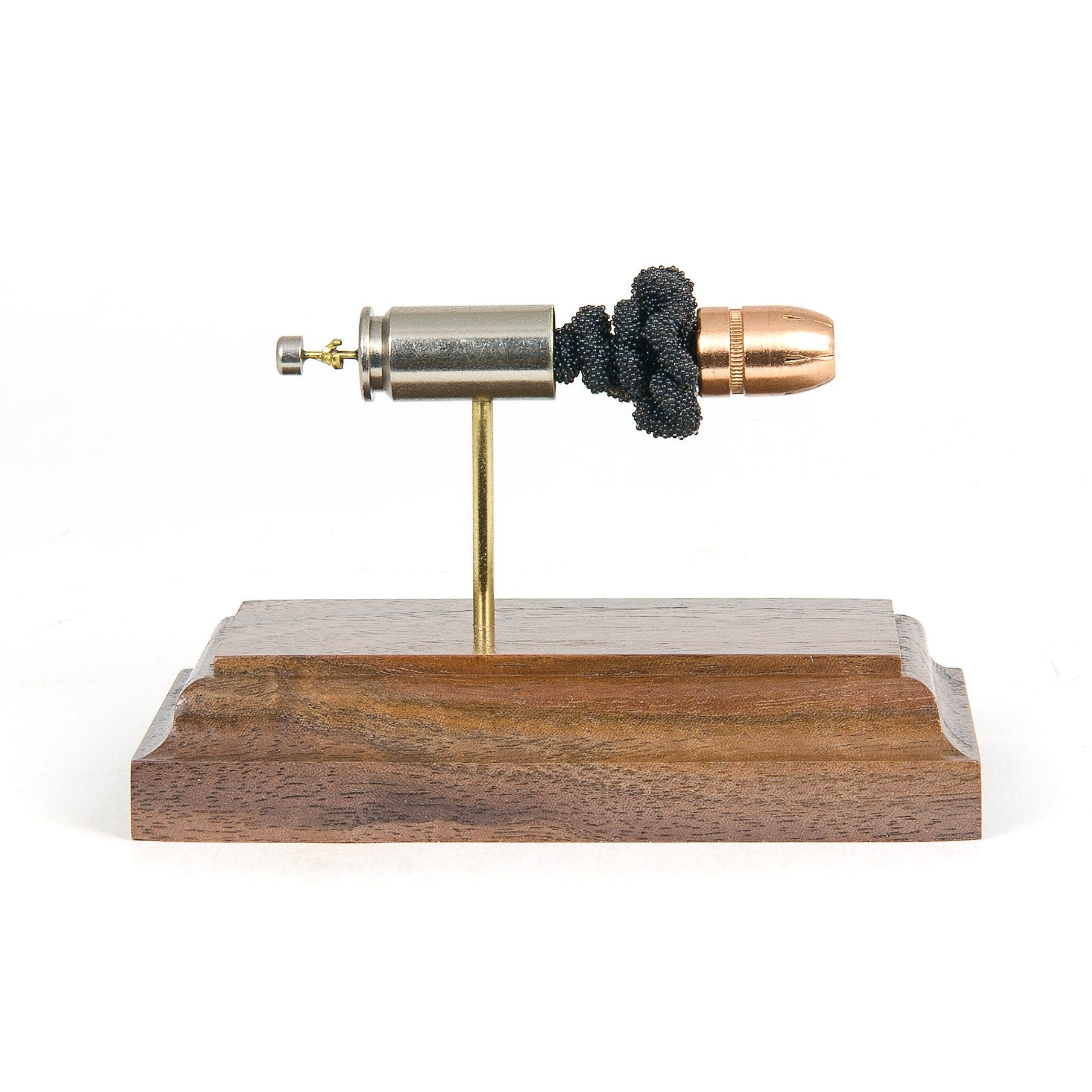 Exploded view of 40 S&W 180gr HST duty cartridge anatomy