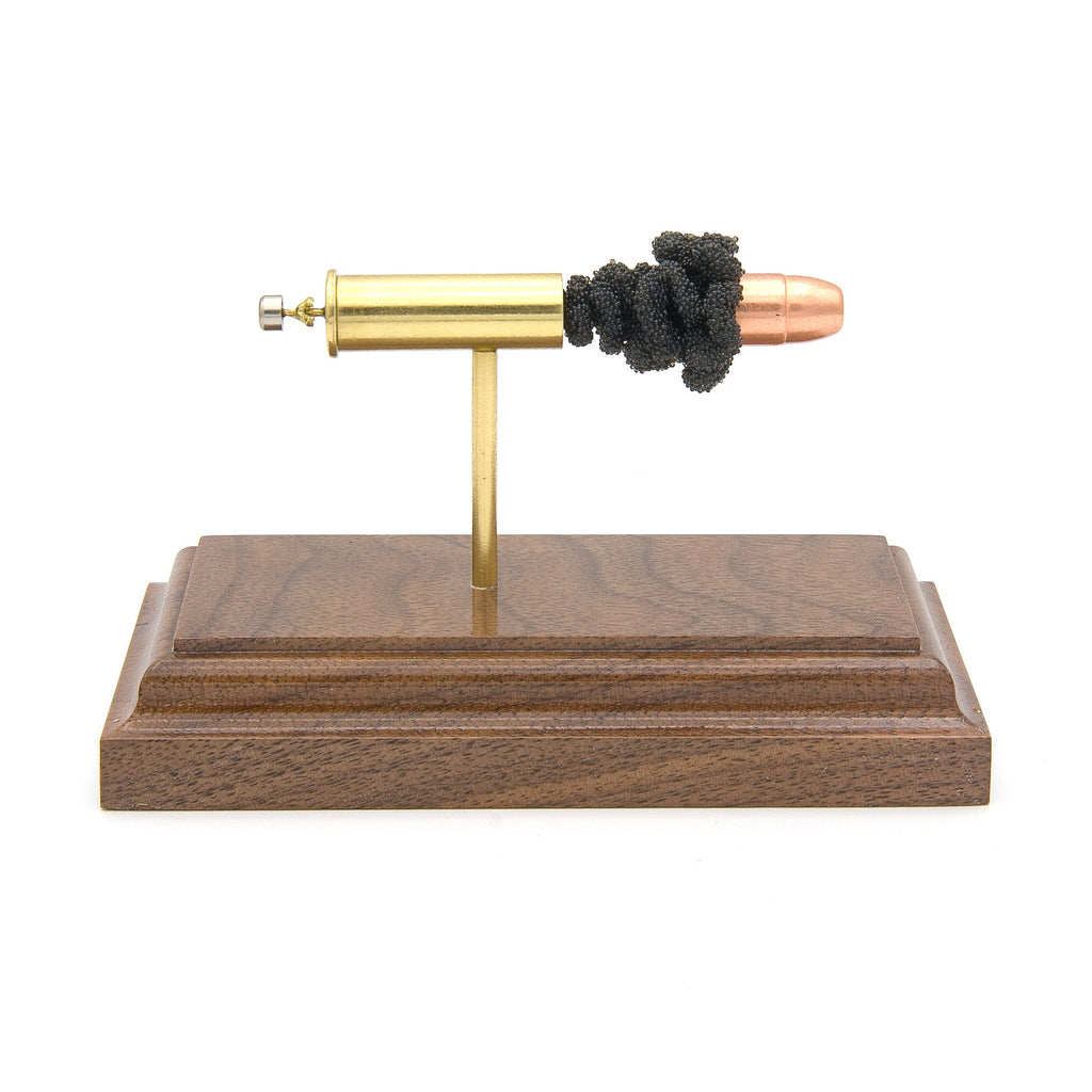 Exploded view of 38 Special revolver ammunition anatomy