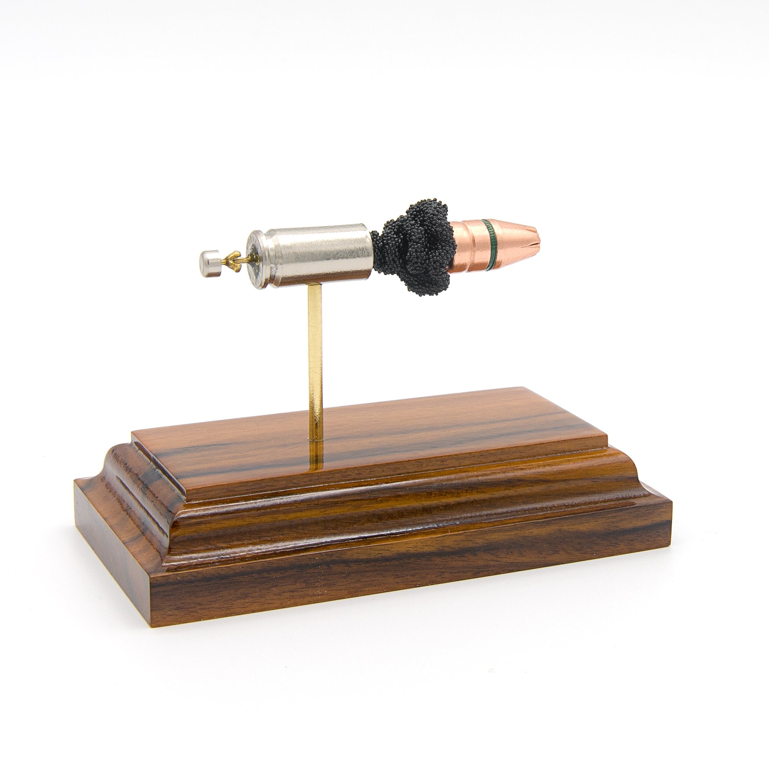 Hornady Critical Duty 135 grain 9mm FlexLock cutaway cartridge anatomy model