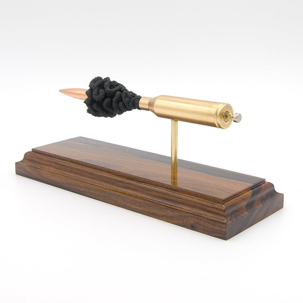 Handmade 300 Norma Magnum cartridge display for precision shooters