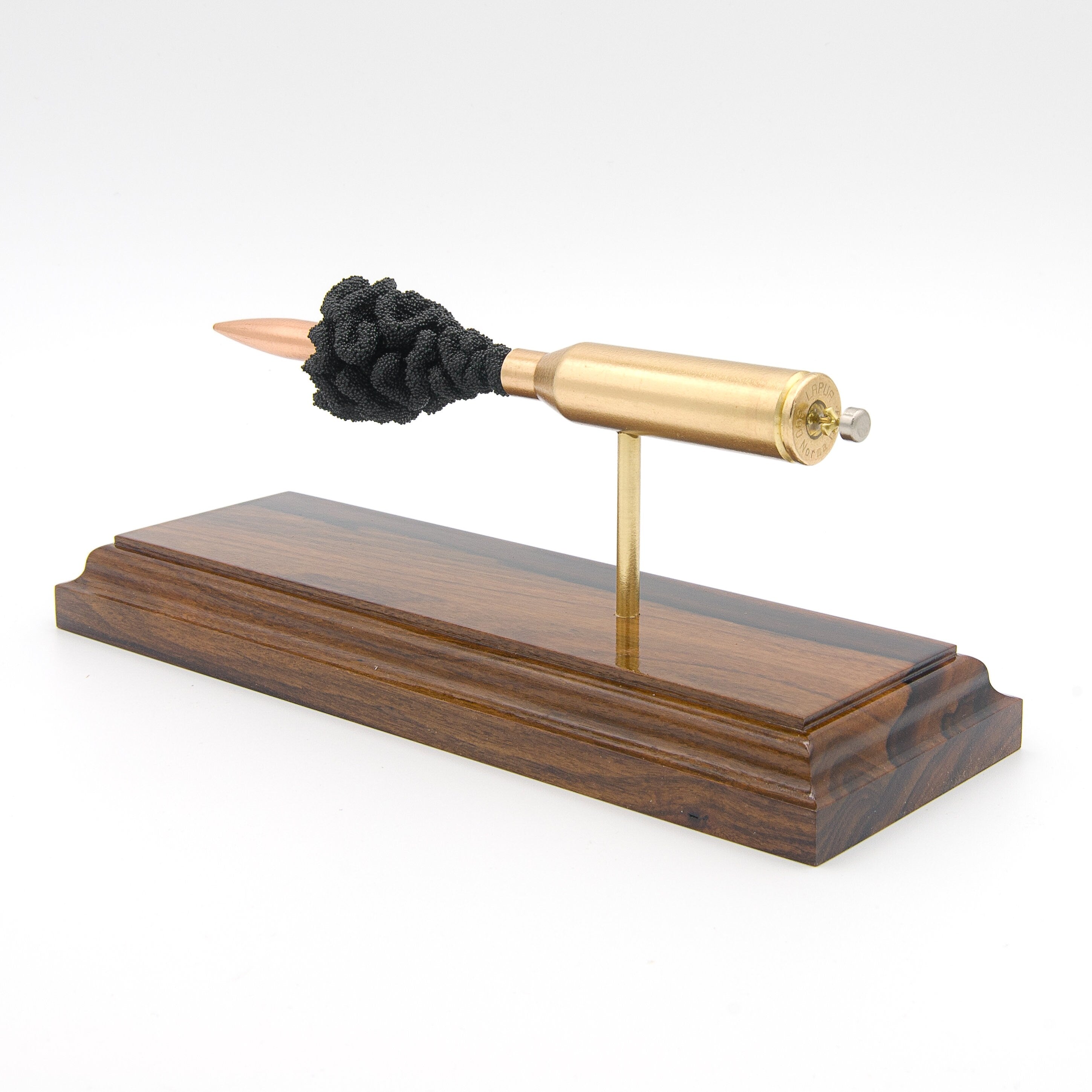 Handmade 300 Norma Magnum cartridge display for precision shooters