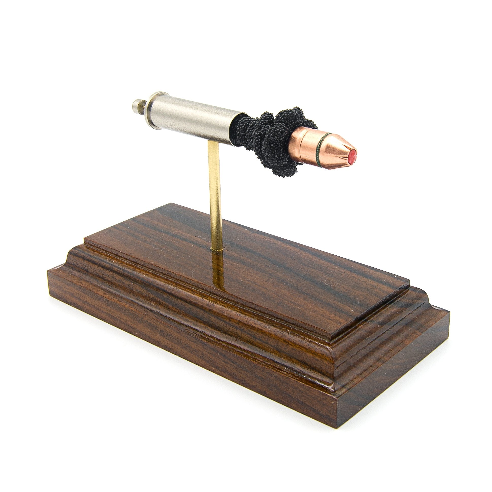 Exploded view of 357 Magnum 135gr FlexLock revolver cartridge anatomy