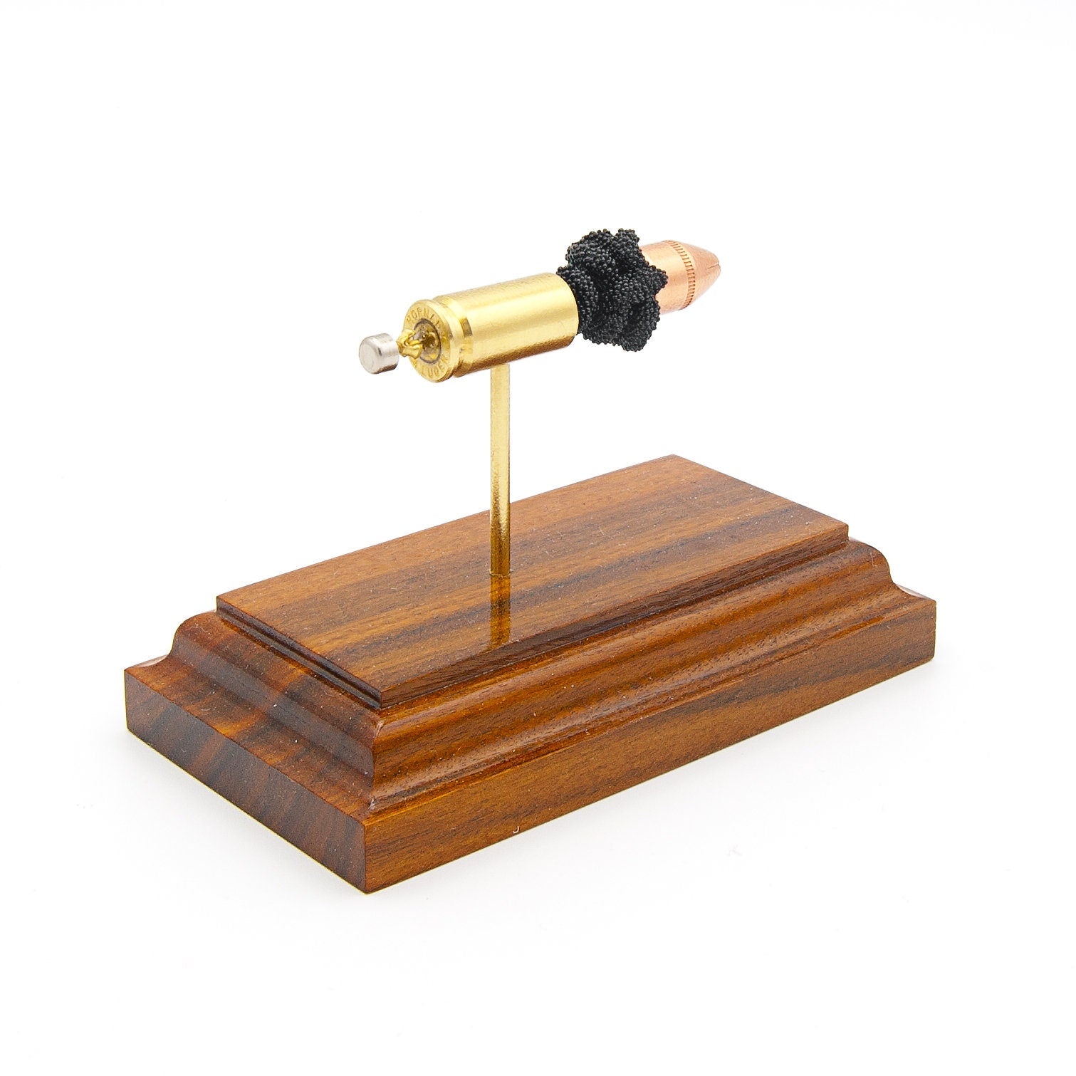 Handmade 9mm Luger cartridge display for police and firearm instructors