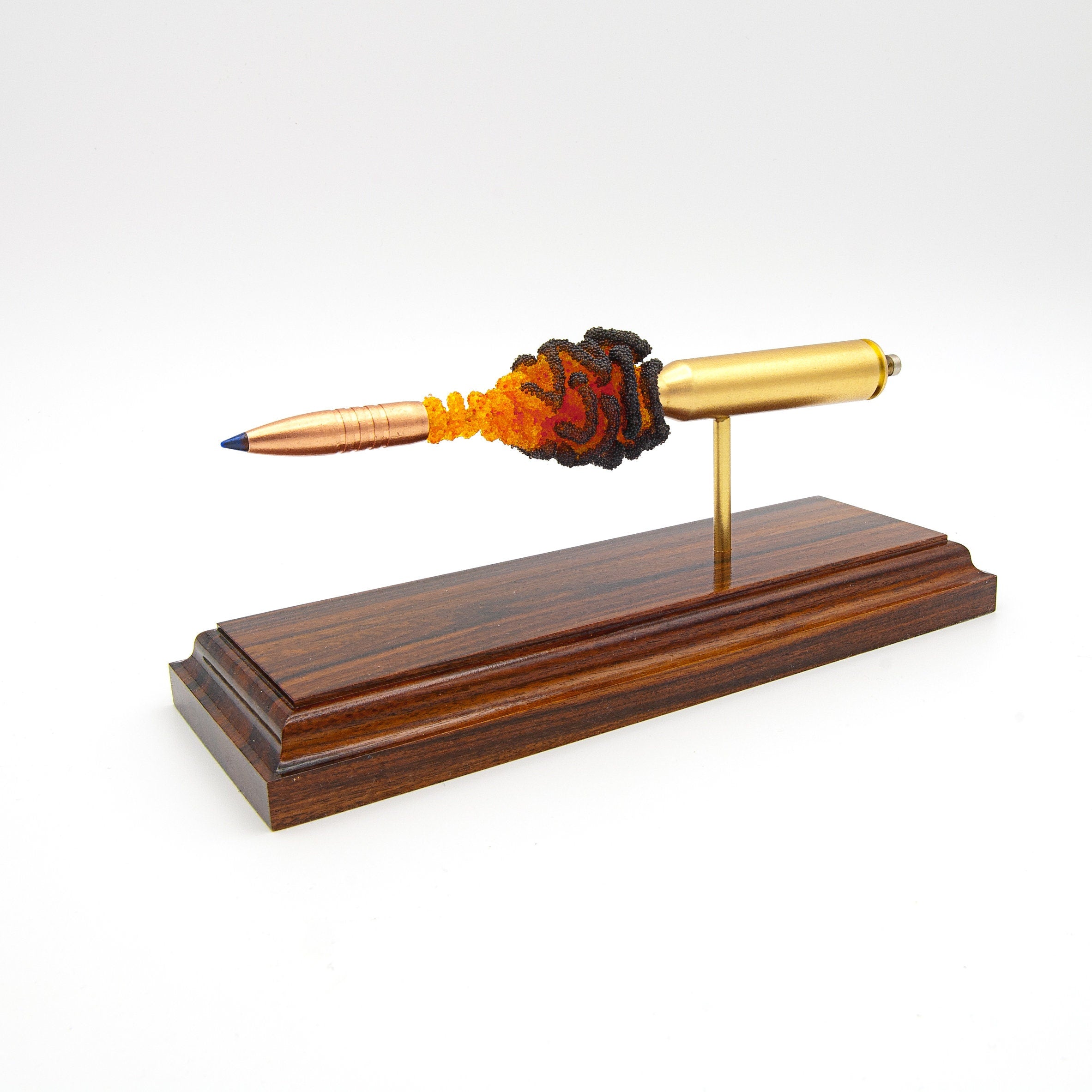 inert 338 lapua magnum ballistic display for education