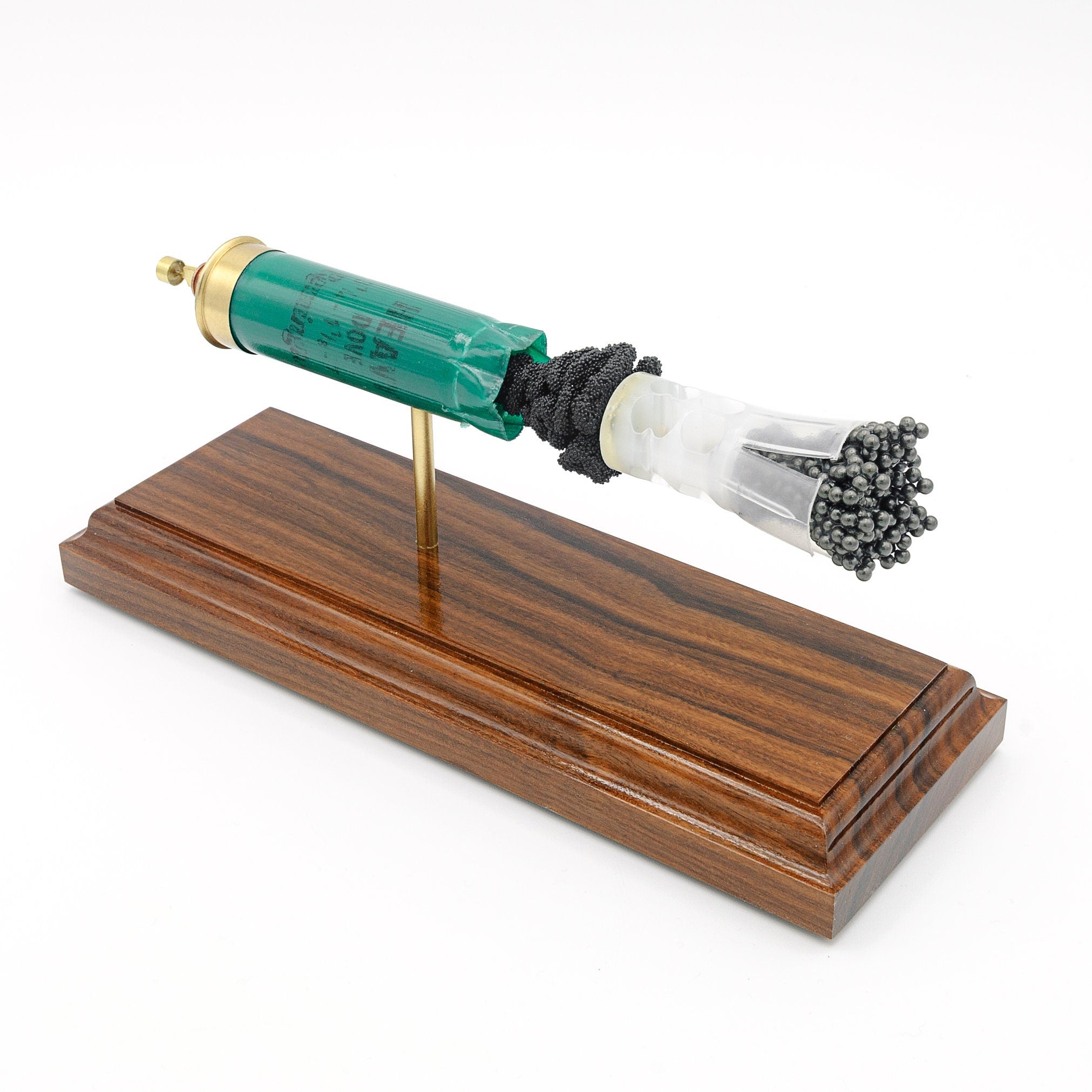 12GA - Remington Heavy Dove Load - Exploded Shotshell Anatomy Model (2-3/4 Inch #7.5 Shot)