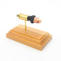 45 Auto Lehigh Defense Xtreme Defense 120gr expanded cartridge display model on cherry base