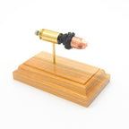 45 Auto Lehigh Defense Xtreme Defense 120gr expanded cartridge display model on cherry base