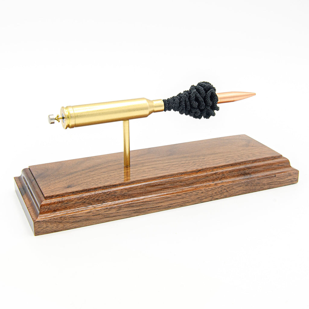 Expanded 7mm Remington Magnum ammunition anatomy model for hunters and long range shooters