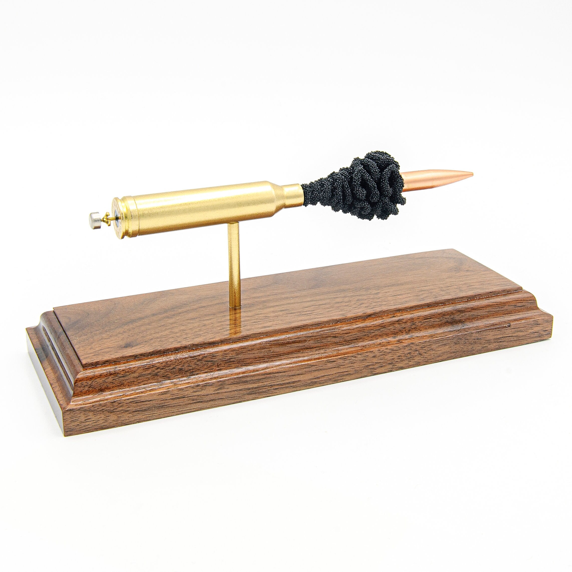 Expanded 7mm Remington Magnum ammunition anatomy model for hunters and long range shooters