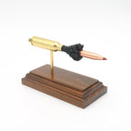 Exploded view of 300 Winchester Short Magnum ELD-X cartridge anatomy
