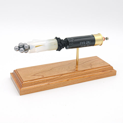 Exploded view of 12GA Critical Defense 2-3/4 inch 00 buck shotshell
