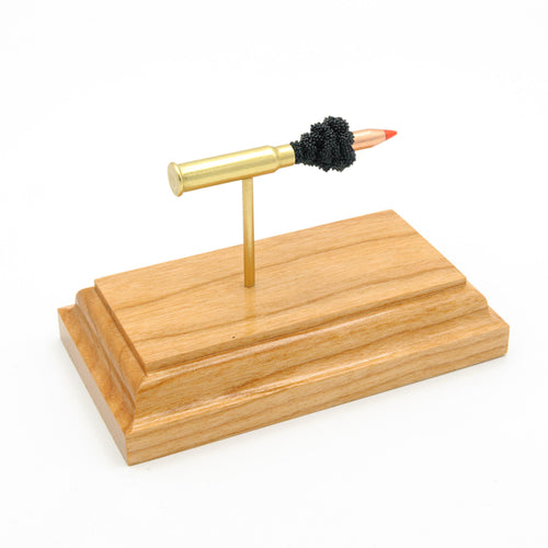 Exploded view of .17 HMR rimfire cartridge anatomy