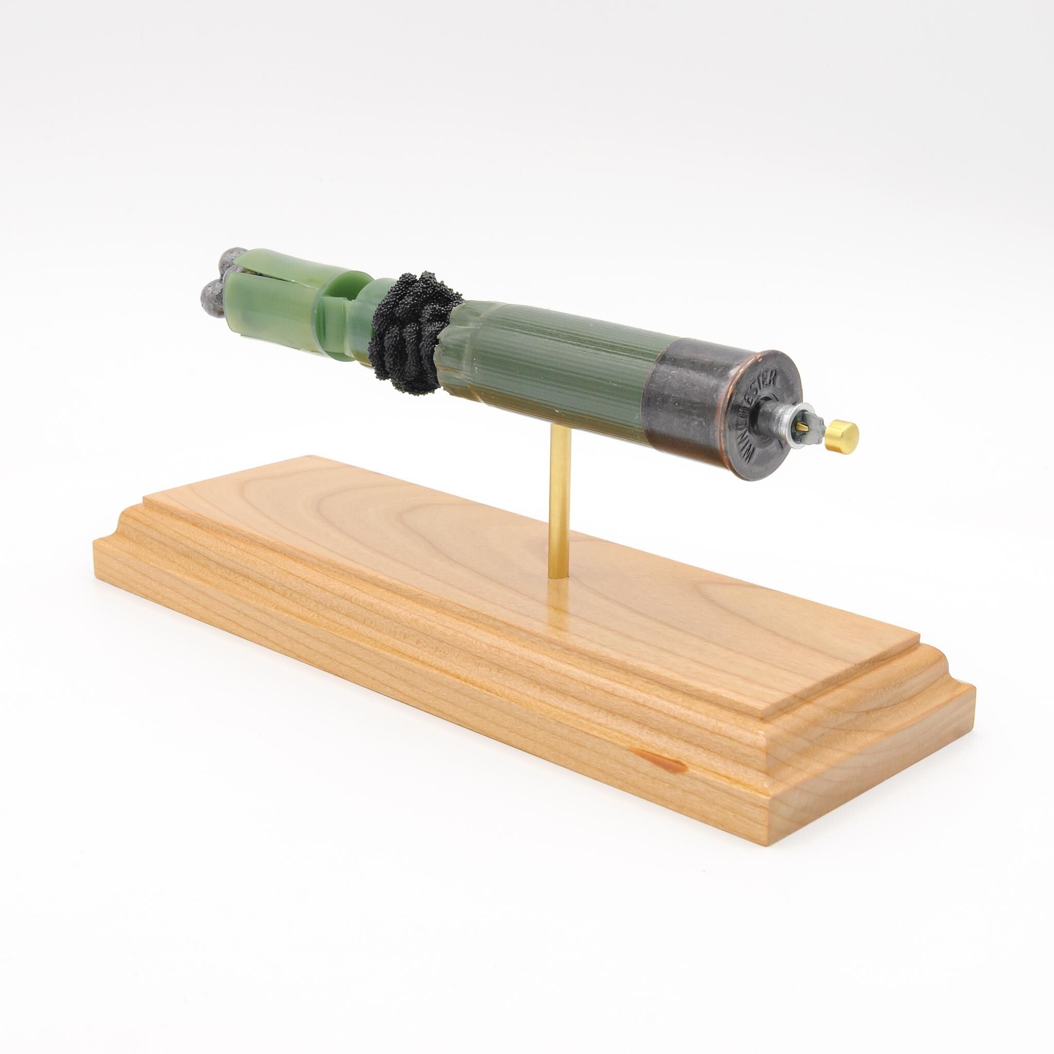 Inert 12 gauge Winchester buckshot ammunition anatomy model