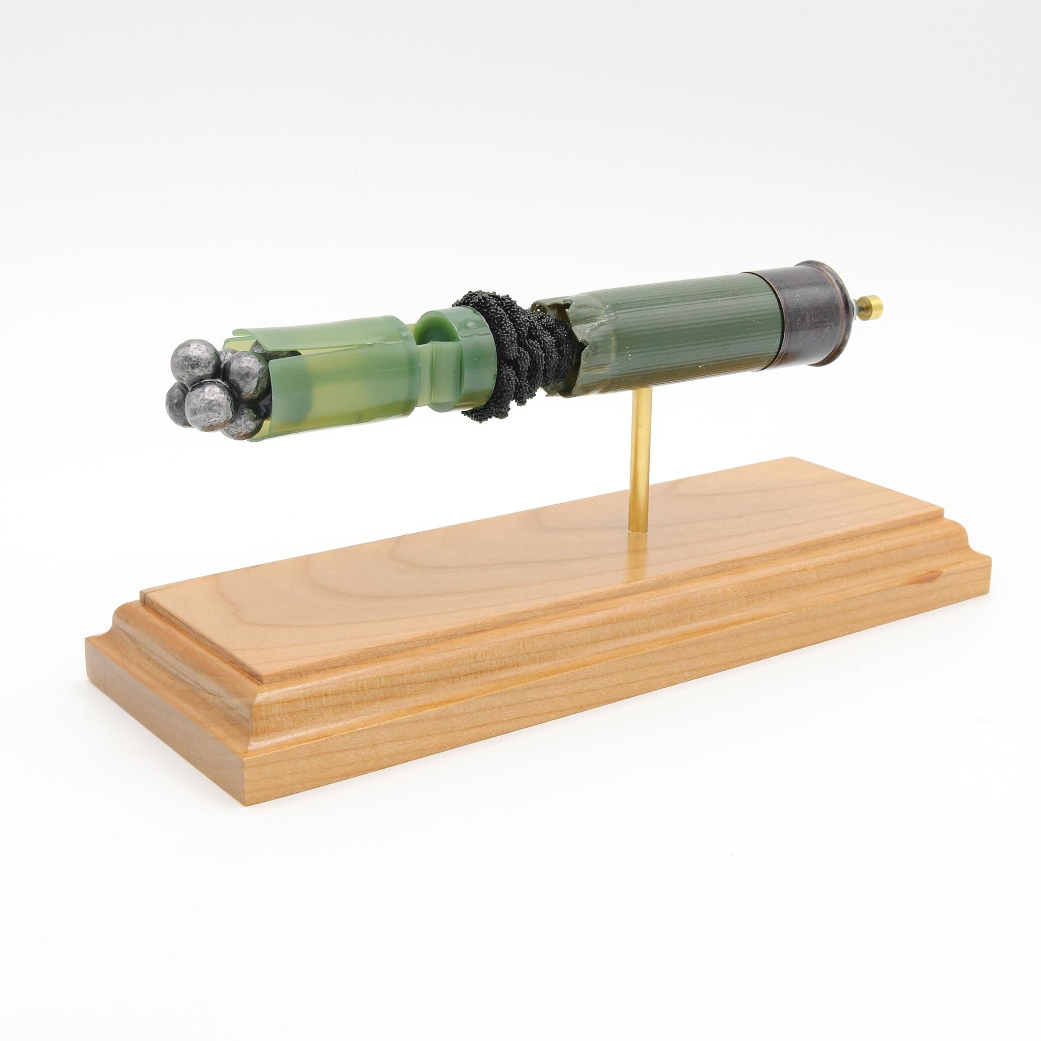 12GA - Winchester Green 00 Buck - Exploded Shotshell Anatomy Model